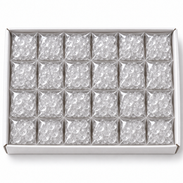 Transparent 2-Hole Blouse Buttons – Box of 24 Packets | Clear Sewing Buttons for Tailoring