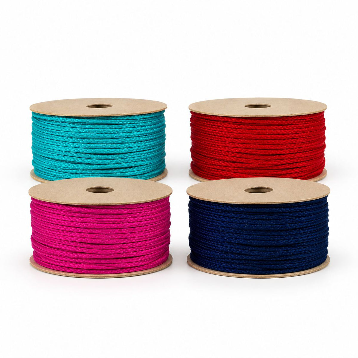 Blouse Dori Pack of 4 Colours | Sky Blue, Red, Rani Pink & Navy Blue Braided Tie Cord for Blouse Back & Lehenga