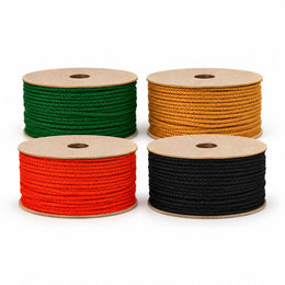 Blouse Dori Pack of 4 Colours | Green, Golden, Orange & Black Braided Tie Cord for Blouse Back & Lehenga
