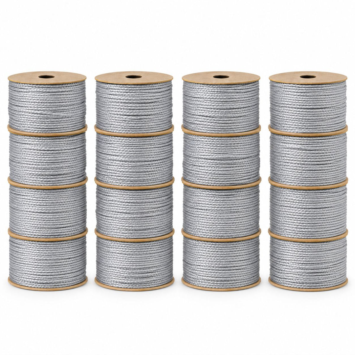 Silver Blouse & Lehenga Dori – Braided Decorative Cord | Pack of 16