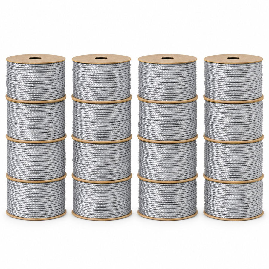 Silver Blouse & Lehenga Dori – Braided Decorative Cord | Pack of 16