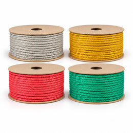 Blouse Dori Pack of 4 Colours | Silver, Yellow, Coral Pink & Turquoise Braided Tie Cord for Blouse Back & Lehenga