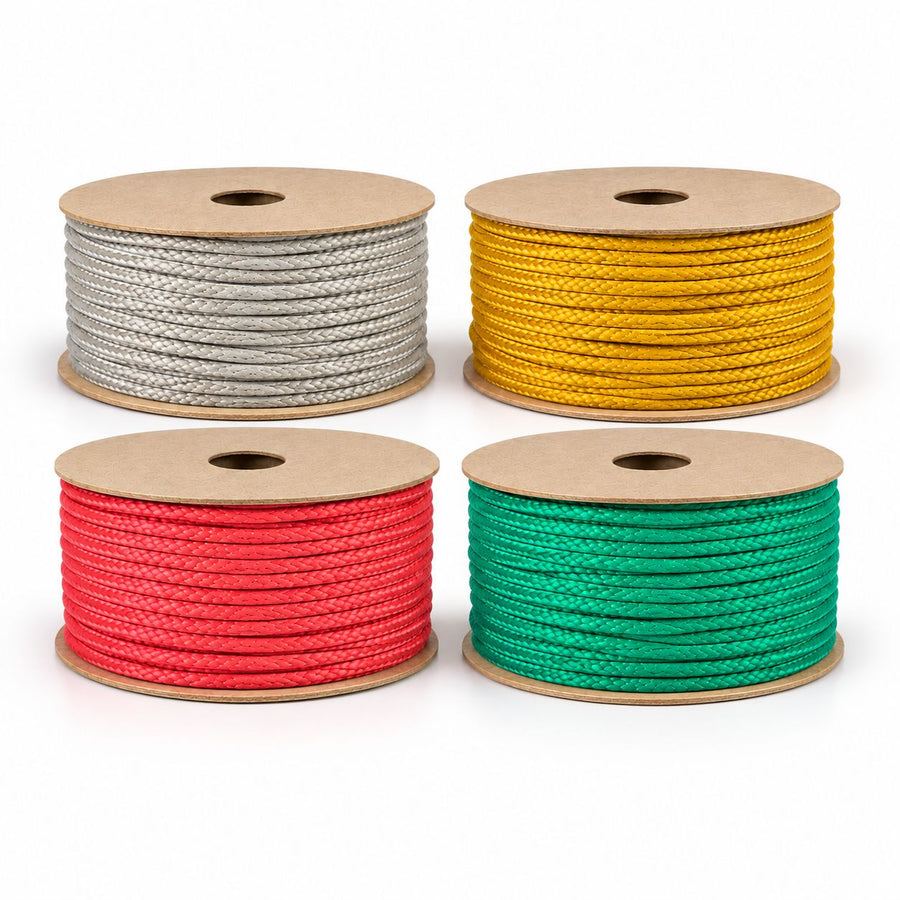 Blouse Dori Pack of 4 Colours | Silver, Yellow, Coral Pink & Turquoise Braided Tie Cord for Blouse Back & Lehenga
