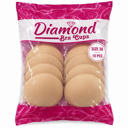 Diamond Bra Cups Size 30 | Blouse Padding Cups for Stitching | Pack of 10 Pieces (5 Pairs)