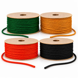 Blouse Dori Pack of 4 Colours | Green, Golden, Orange & Black Braided Tie Cord for Blouse Back & Lehenga