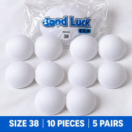 Good Luck Bra Cups Size 38 White | Blouse Padding Cups for Stitching | Pack of 10 Pieces (5 Pairs)
