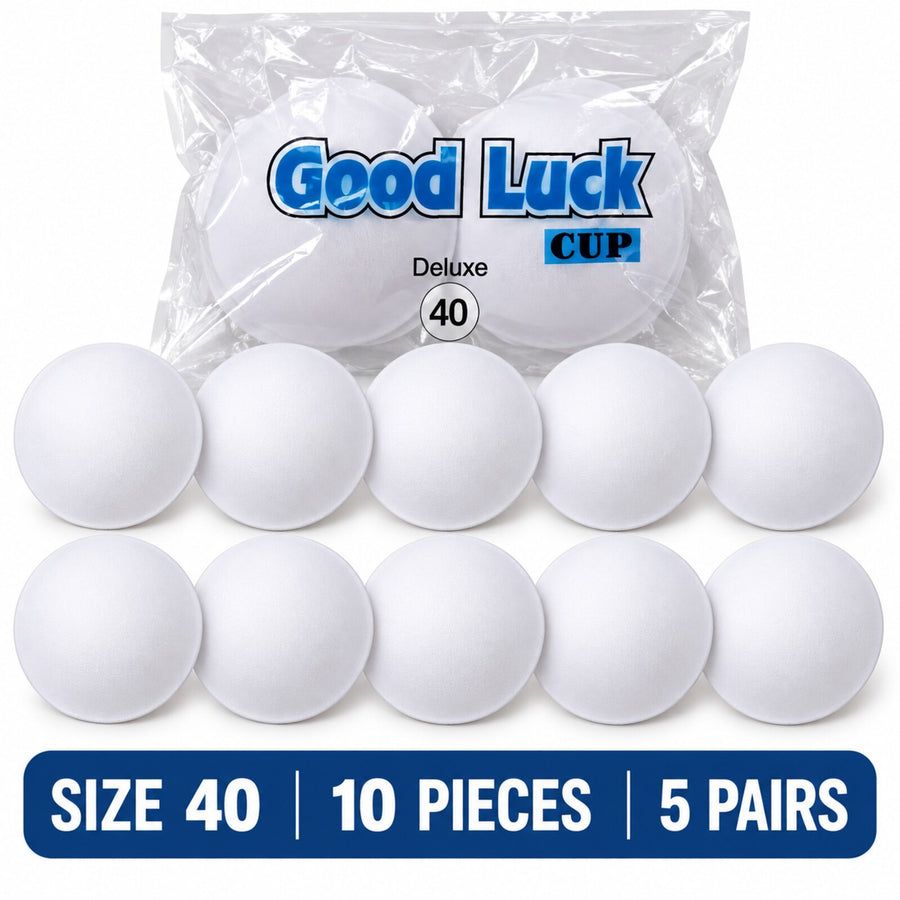 Good Luck Bra Cups Size 40 White | Blouse Padding Cups for Stitching | Pack of 10 Pieces (5 Pairs)
