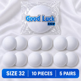 Good Luck Bra Cups Size 32 White | Blouse Padding Cups for Stitching | Pack of 10 Pieces (5 Pairs)