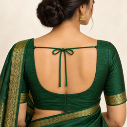 Blouse Dori Pack of 4 Colours | Green, Golden, Orange & Black Braided Tie Cord for Blouse Back & Lehenga