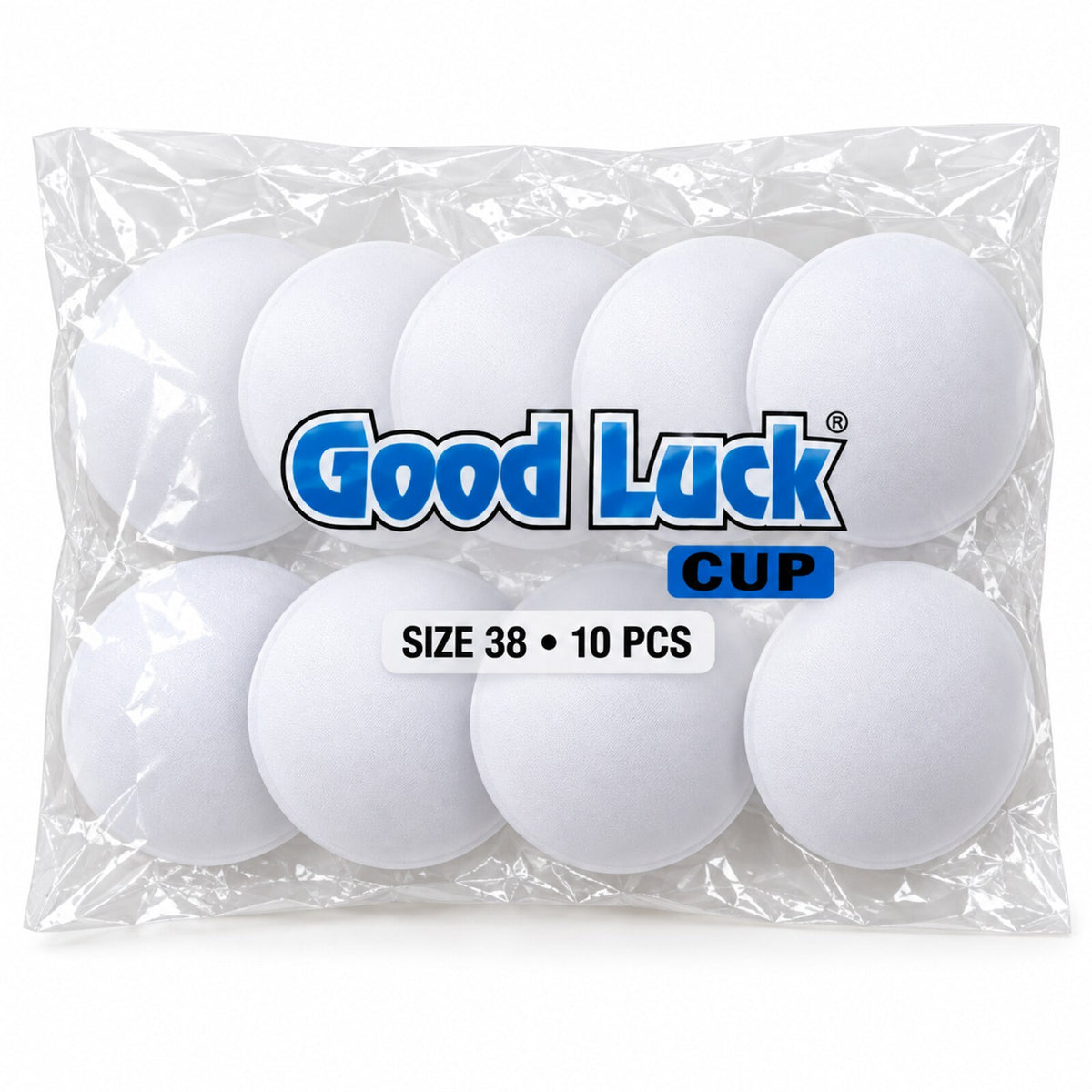 Good Luck Bra Cups Size 36 White | Blouse Padding Cups for Stitching | Pack of 10 Pieces (5 Pairs)