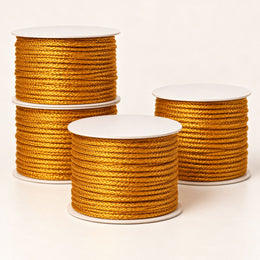 Golden Blouse Dori | Thin Braided Tie Cord for Blouse Back, Lehenga & Ethnic Wear