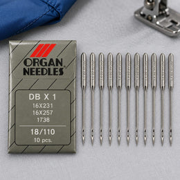 Organ DB×1 Industrial Sewing Machine Needles Size 18/110 – Pack of 10 Pieces