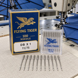 Flying Tiger DB×1 11/75 Industrial Sewing Machine Needles – 100 Needle Box