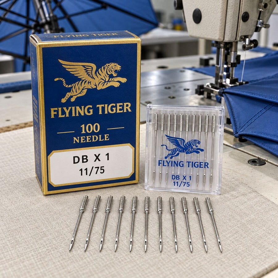 Flying Tiger DB×1 11/75 Industrial Sewing Machine Needles – 100 Needle Box
