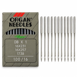 Organ DB×1 Industrial Sewing Machine Needles Size 16/100 – Pack of 10 Pieces