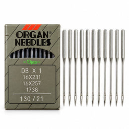 Organ DB×1 Industrial Sewing Machine Needles Size 21/130 – Pack of 10 Pieces