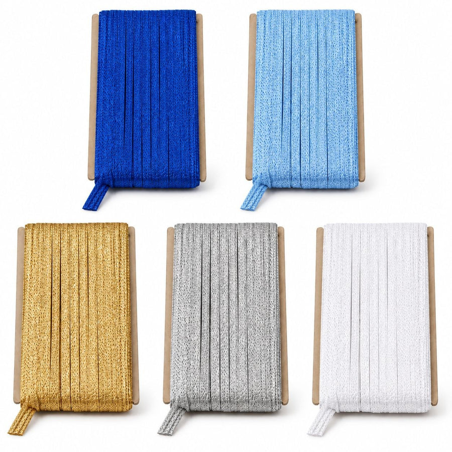Blouse Piping Dori Pack of 5 Colours | Decorative Piping Cord for Blouse, Saree & Dress Stitching