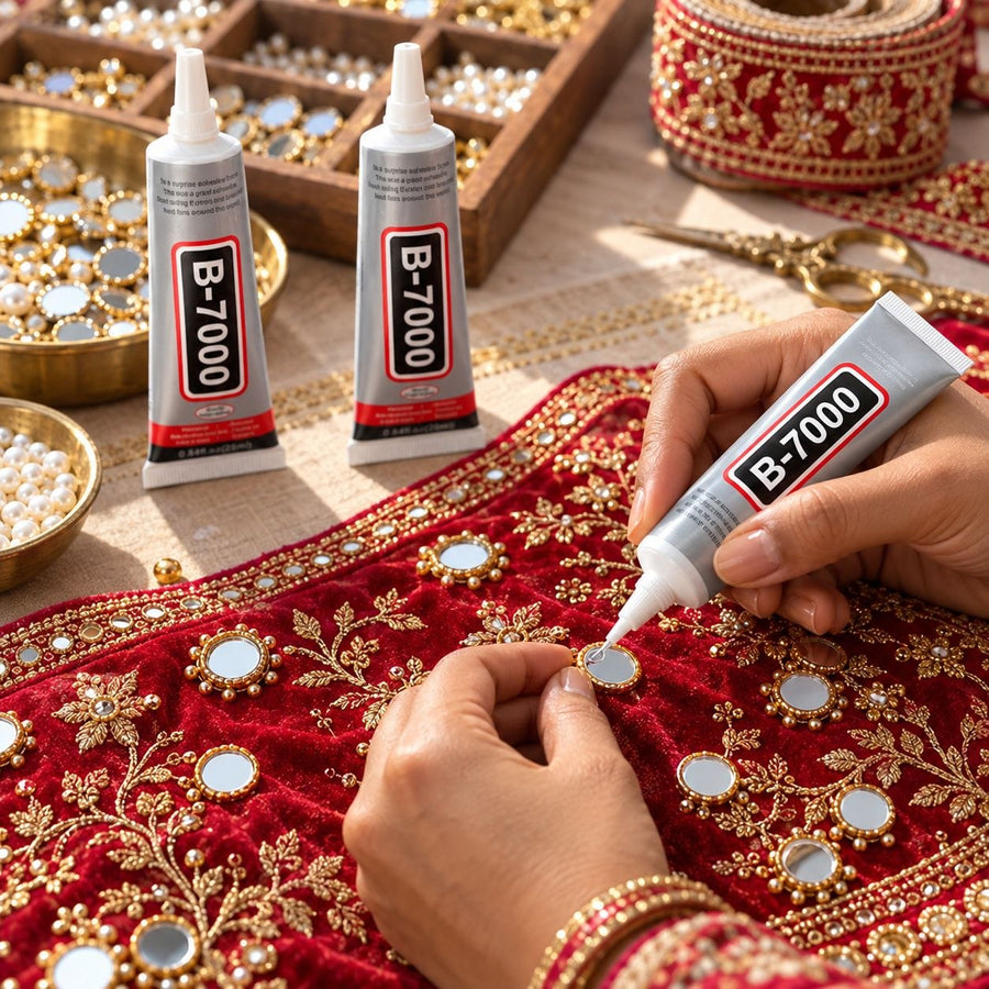 B-7000 Multipurpose Adhesive Glue 25ml for Jewellery, Craft, Stone & Mirror Work