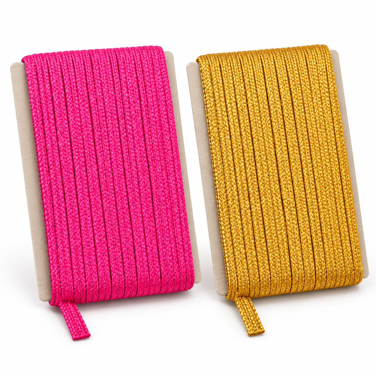 Pink & Golden Decorative Piping Tape Combo for Blouse, Saree & Lehenga – 18 Meter Each, Pack of 2