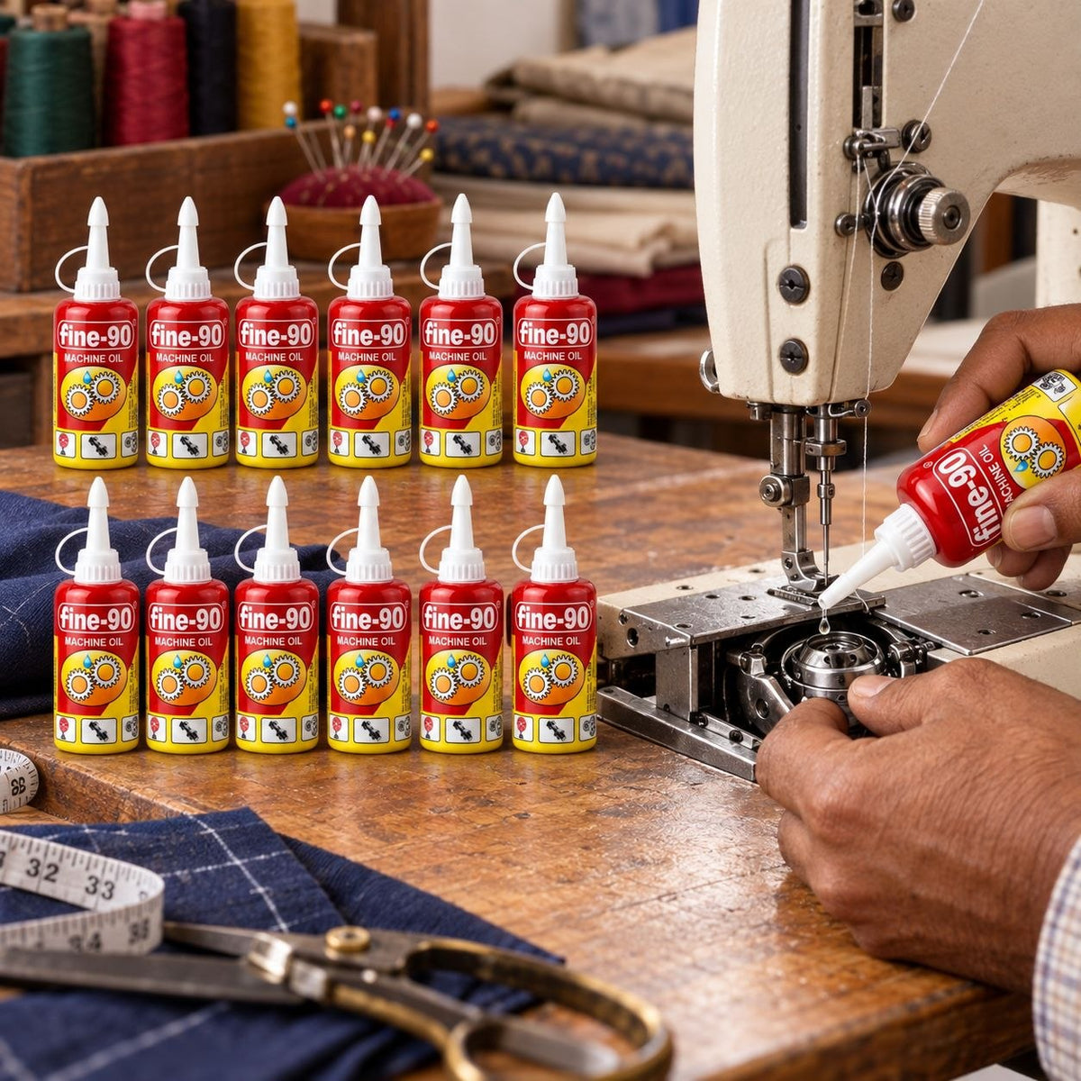 Sewing Machine Oil for Tailoring & Sewing Machines | Pack of 6 & 12 Bottles