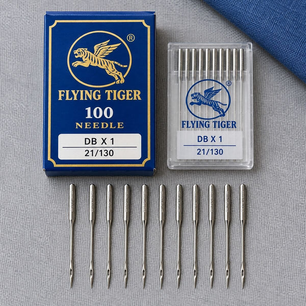 Flying Tiger DB×1 21/130 Industrial Sewing Machine Needles – 100 Needle Box