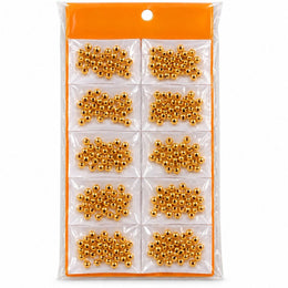Golden Moti No. 3 – 10 Packet Pack for Blouse, Latkan, Jewellery & Craft Work