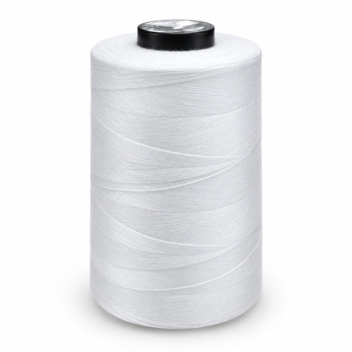 White Interlock Thread 10000 Meter Cone | Polyester Overlock Sewing Thread