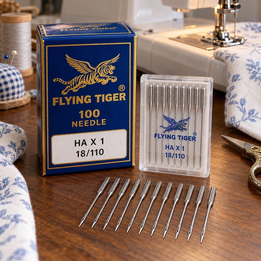Flying Tiger HA×1 18/110 Sewing Machine Needles – 100 Needle Box