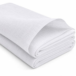 White Bukram Fabric for Tailoring & Collar Making | 10 Meter Folded Pack | Shirt, Kurti, Blouse & Garment Interlining