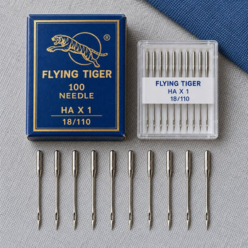 Flying Tiger HA×1 18/110 Sewing Machine Needles – 100 Needle Box