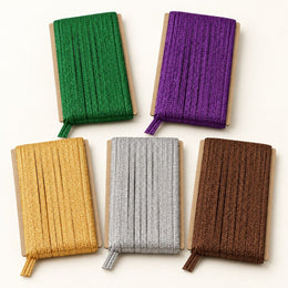 Blouse Piping Dori Pack of 5 Colours for Blouse, Saree & Dress Stitching