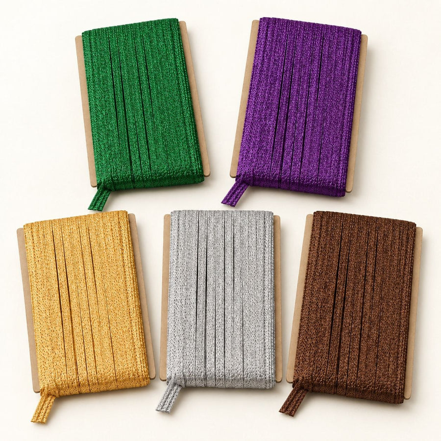 Blouse Piping Dori Pack of 5 Colours for Blouse, Saree & Dress Stitching