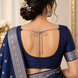 Silver Blouse & Lehenga Dori – Braided Decorative Cord | Pack of 4