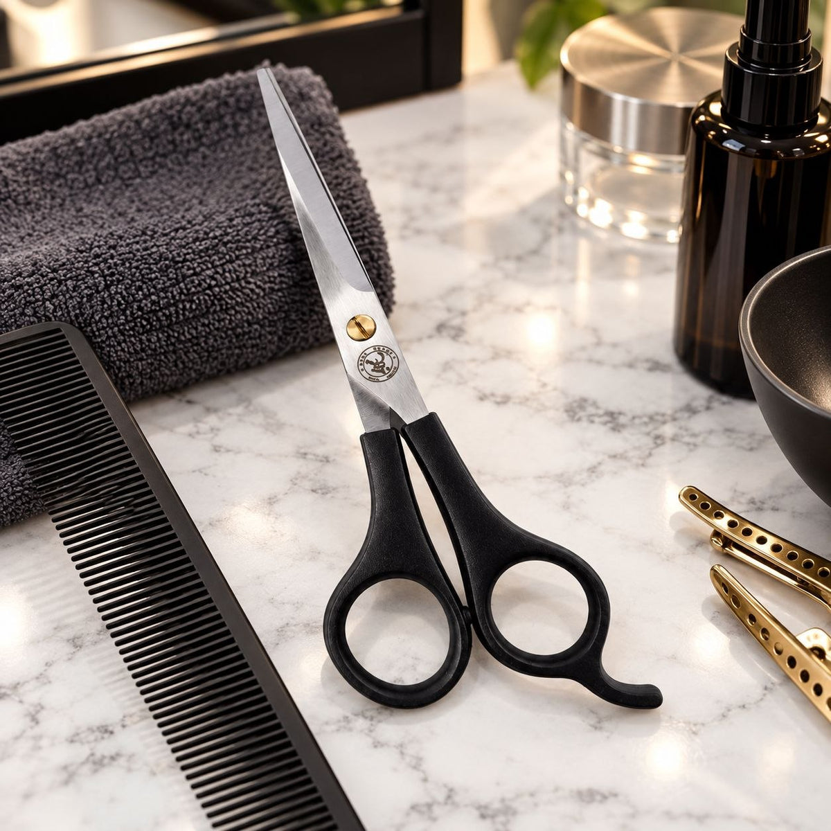Professional Hair Cutting Scissor 6.5 Inch | Stainless Steel Salon Scissors with Finger Rest