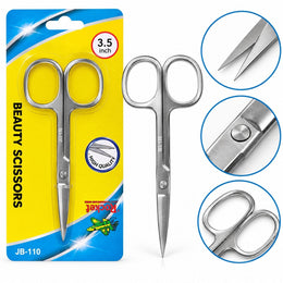 Beauty Scissors 3.5 Inch Stainless Steel Sharp Scissors | Pack of 12