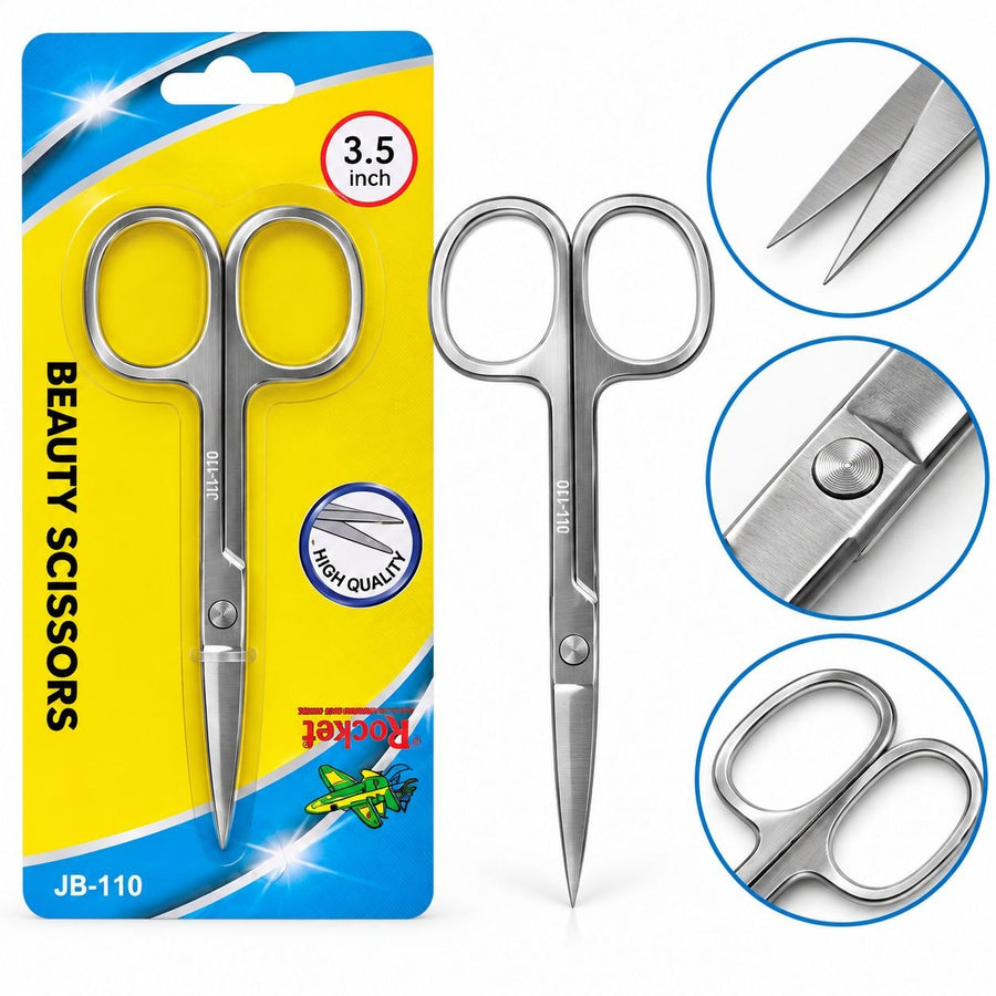 Beauty Scissors 3.5 Inch Stainless Steel Sharp Scissors | Pack of 12