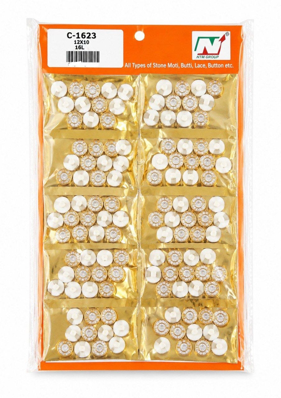 Decorative Snap Buttons for Blouse, Lehenga & Dresses | Fancy Stone Buttons
