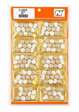 Decorative Snap Buttons for Blouse, Lehenga & Dresses | Fancy Stone Buttons