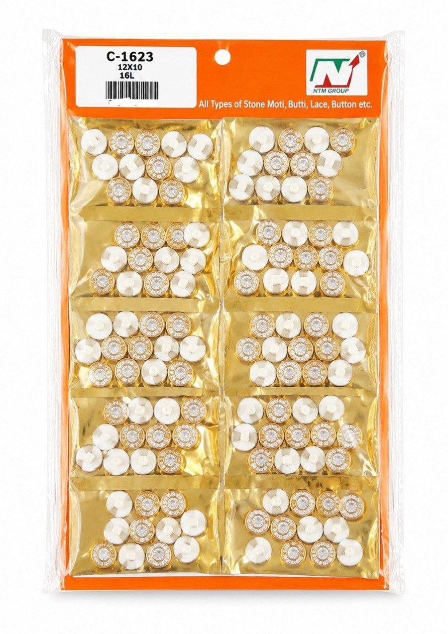 Decorative Snap Buttons for Blouse, Lehenga & Dresses | Fancy Stone Buttons