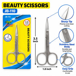 Beauty Scissors 3.5 Inch Stainless Steel Sharp Scissors | Pack of 12