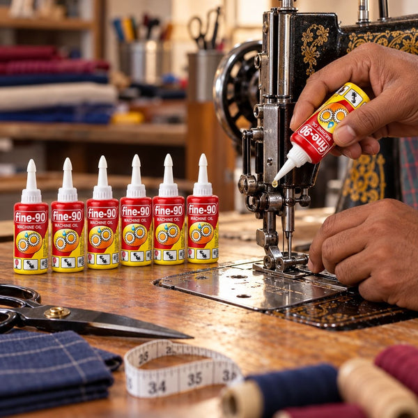 Sewing Machine Oil for Tailoring & Sewing Machines | Pack of 6 & 12 Bottles