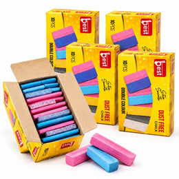 Dust Free Tailor Chalk for Fabric Marking – Multicolour, Pack of 10 Pieces