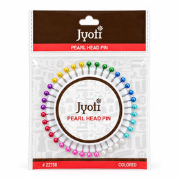 Jyoti Pearl Head Pins 38mm Multicolor Sewing & Tailoring Pins – Model 22758