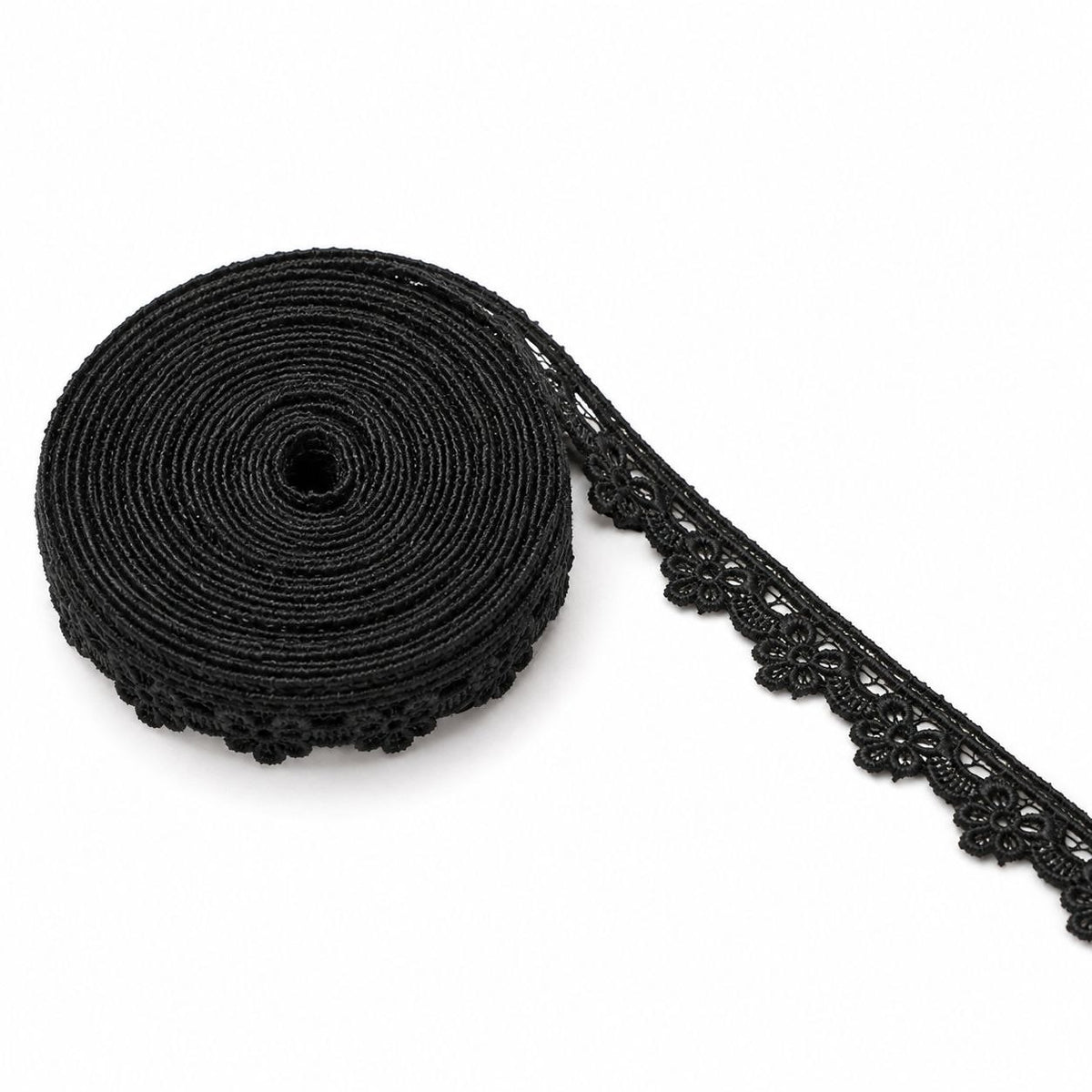 Black Decorative Floral Lace 18 Meter for Blouse, Saree, Kurti, Dress & Craft Work