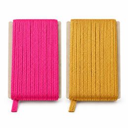 Pink & Golden Decorative Piping Tape Combo for Blouse, Saree & Lehenga – 18 Meter Each, Pack of 2
