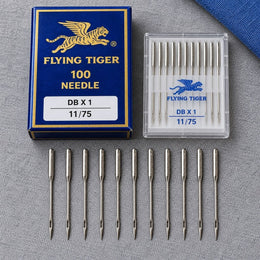 Flying Tiger DB×1 11/75 Industrial Sewing Machine Needles – 100 Needle Box