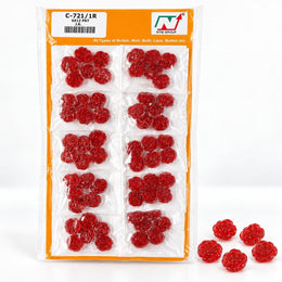 C-721/1R Red Rose Designer Buttons for Kurti, Blouse & Dress – 10 Packets