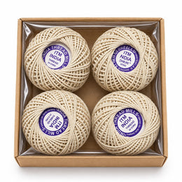 ITM India 24 Cord Cotton Thread Ball Pack of 4 | Crochet, Sewing & Piping Thread