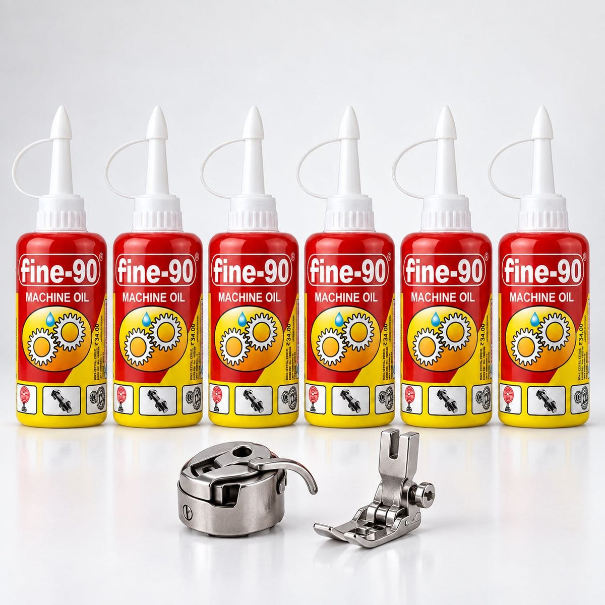 Sewing Machine Oil for Tailoring & Sewing Machines | Pack of 6 & 12 Bottles