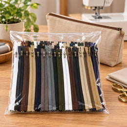 Men’s Trouser & Pant Zippers – Assorted Colours, Pack of 60 Pieces